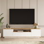 Hanah Home Soporte de TV Fr7-Aw Pino Atlántico y Blanco